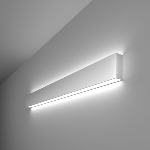 Линейный светодиодный накладной двусторонний светильник 30Вт 6500К серебро матовое IP20 (a041479) Elektrostandard Pro