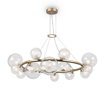 Подвесной светильник 14*G9 40Вт Матовое Золото IP20 Duo FR5139PL-14MG Freya