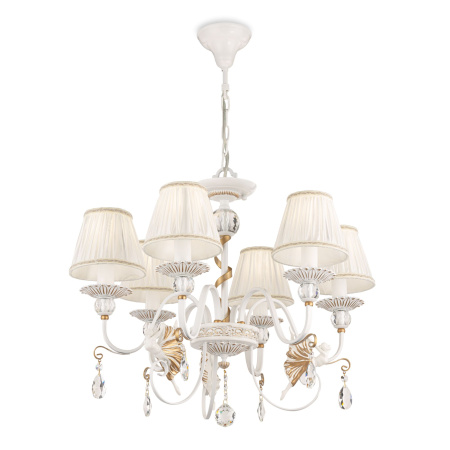 Люстра 6*E14 40Вт Белый с Золотом IP20 Elina ARM222-06-G Maytoni