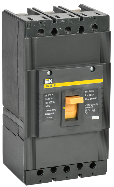 Выключатель автоматический ВА88-37 3П 250А 35кА IEK