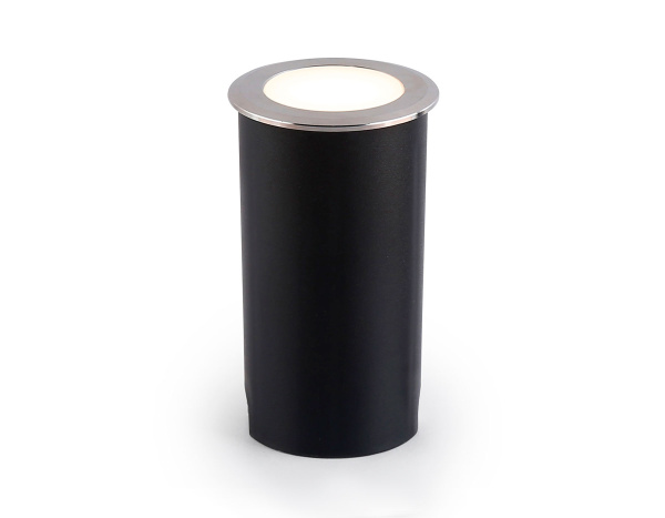 Светильник светодиодный уличный в грунт ST6513 BK черный IP67 LED 4200K 1W D48*82 Ambrella Light