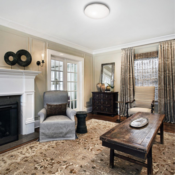 Св-к пластик/белый/хром LED 48Вт 4000K D410 IP43 LEKA SONEX