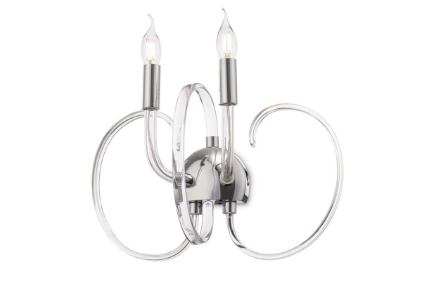 Бра 2*E14 40Вт Прозрачный IP20 Atlanta MOD051WL-02TR Maytoni