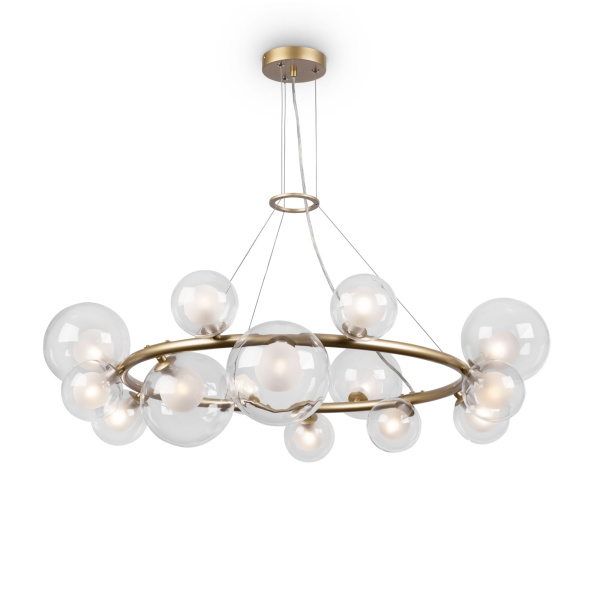 Подвесной светильник 14*G9 40Вт Матовое Золото IP20 Duo FR5139PL-14MG Freya