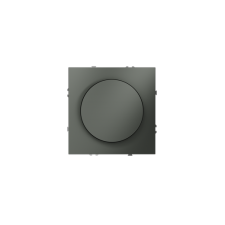 Светорегулятор встраиваемый Voltum S70 поворотно-нажимной 600 Вт, (титан)