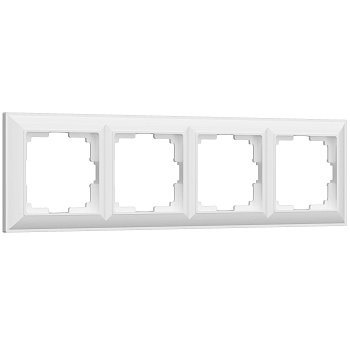 Fiore Рамка на 4 поста (белый) Werkel