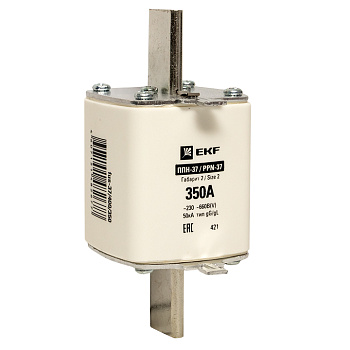Плавкая вставка ППН-37 400/350А габарит 2 PROxima EKF
