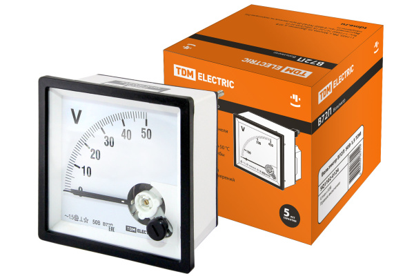 Вольтметр В72П 50В-1,5 TDM