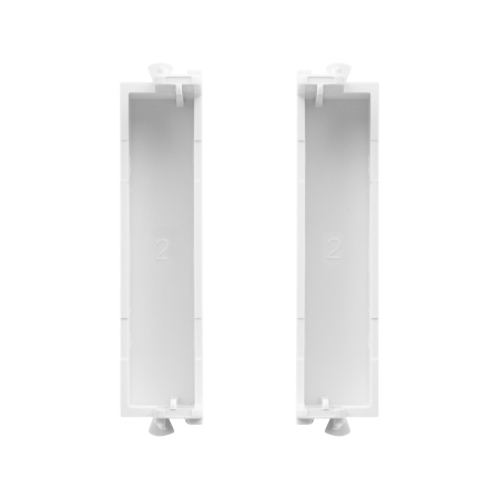 Комплект модульных заглушек "Avanti", "Белое облако", 0,5 модуля 2 штуки DKC