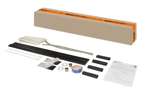 Муфта кабельная термоусаживаемая соединительная 10-25 кв.мм, 1кВ, ПВХ/СПЭ с броней, без гильз 4ПСтБ1