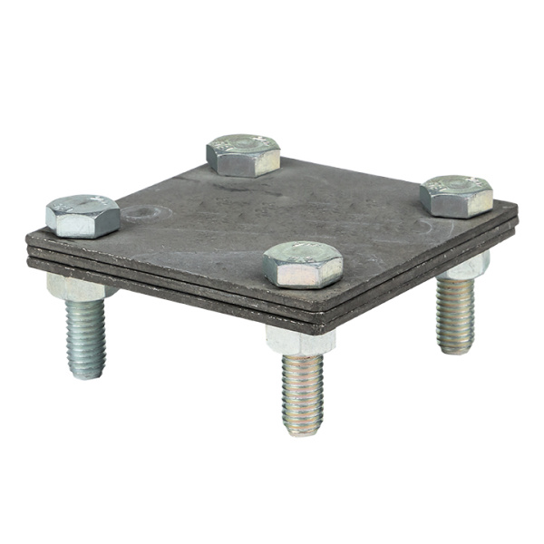 Зажим полоса 40 - полоса 40 (3 пластины 70х70мм) HZ PROxima EKF