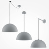 Подвесной светильник 1*E27 40Вт Серый IP20 Basic colors MOD168PL-01GR Maytoni