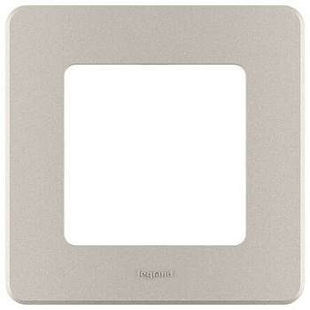 INSPIRIA Рамка горизонт/вертик 1 пост . шампань IP20 Legrand
