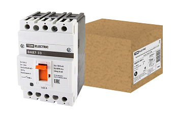 Выключатель автоматический ВА87-33 3П 160А 18кА TDM