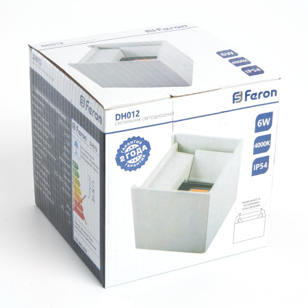 Светильник уличный светодиодный Feron DH012, 2*3W, 450Lm, 4000K, белый