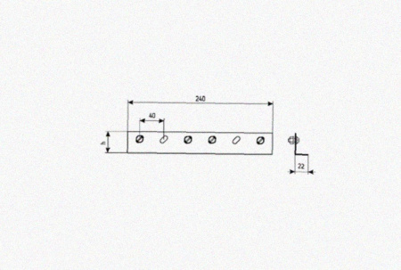 Соединитель лотковый замковый СЛЗх100х1,2 УХЛ1, горячее цинкование, S1,2