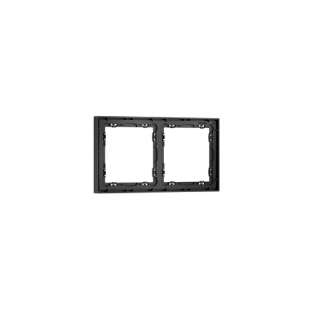 Рамка пластиковая Voltum S70 на 2 поста, (графит)