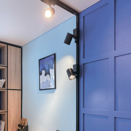 Трековый светильник LED 10Вт Черный IP20 Three phase track system Trinity TR029-3-10W3K-B Technical Maytoni