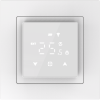 Donel Термостат с датчиком пола, программируемый с Wi-Fi, 16 A, 45*45 мм. белое стекло, серия DTEF