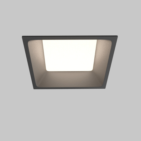 Встраиваемый светильник LED 12Вт Черный IP44 Downlight DL056-12W3-4-6K-B Technical Maytoni