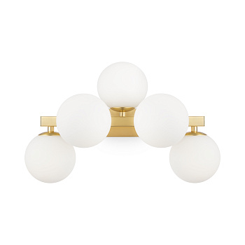Настенный светильник (бра) 5*G9 28Вт Золото IP20 Dallas MOD547WL-05BS Maytoni