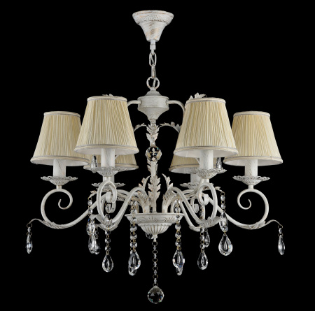 Люстра 6*E14 60Вт Белый с Золотом IP20 Susie FR3403-PL-06-WG Freya