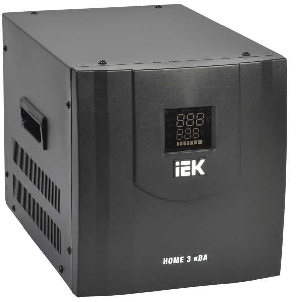 Стабилизатор напряжения переносной HOME 3кВА (СНР1-0-3) IEK