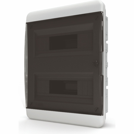 Щит встраиваемый ЩРВ-П 24 модуля черная крышка IP41 BVK 40-24-1 Tekfor