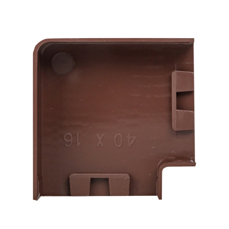 Поворот 90 гр, (40х16) (4 шт) темное дерево EKF-Plast