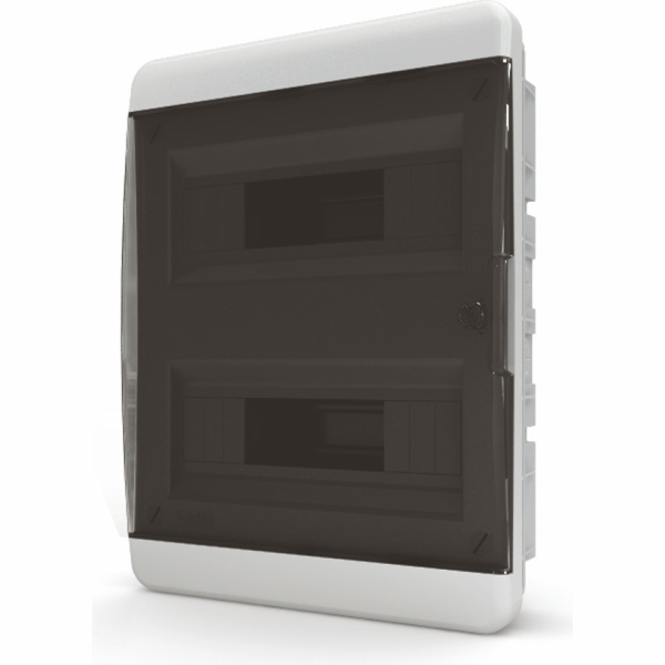 Щит встраиваемый ЩРВ-П 24 модуля черная крышка IP41 BVK 40-24-1 Tekfor