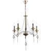 Люстра 5*E14 40Вт Бронза Антик IP20 Charis FR2007PL-05BZ Freya