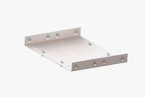 Соединитель лотковый замковый СЛЗ-200х80х1,5 УТ1,5, оцинкованный лист, S1,5