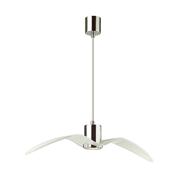 Подвес GU10 1*5W BIRDS белый/хром/стекло B ODEON LIGHT