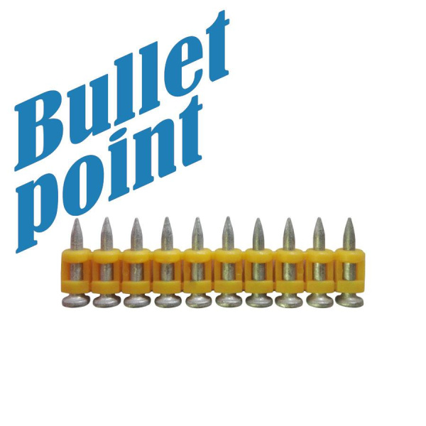 Гвозди по бетону MG bullet point 3,05x17 мм, 1000 шт. TOUA