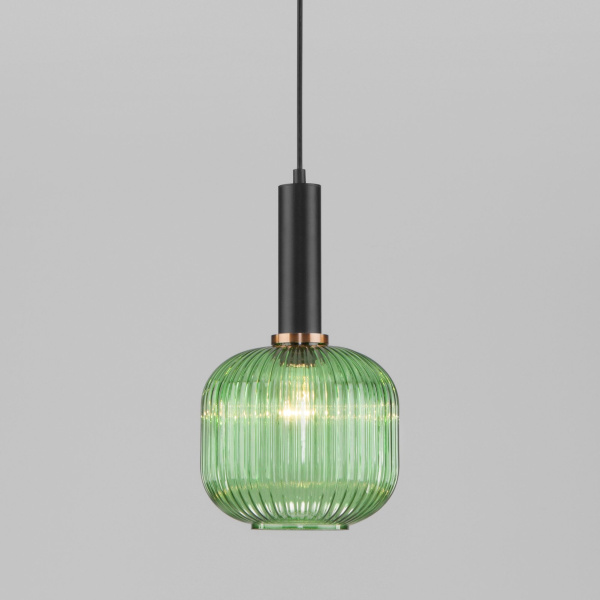 Подвесной светильник 1*E27 40Вт черный IP20 (50182/1 зеленый) Eurosvet