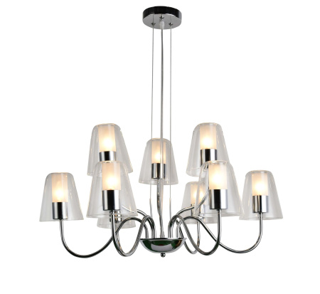 Люстра 9*E14 40Вт Хром IP20 Ursula FR5017PL-09CH Freya