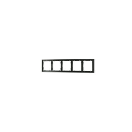 Рамка пластиковая Voltum S70 на 5 постов, (титан)