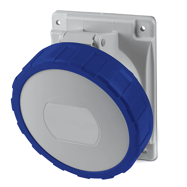 Розетка панельная с наклоном IP67 32А 2P+E 230В DKC Розетка панельная с наклоном IP67 32А 2P+E 230В DKC