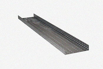 Лоток глухой ЛМГ 400х65х3000 УТ1,5, оцинкованный лист S1,5