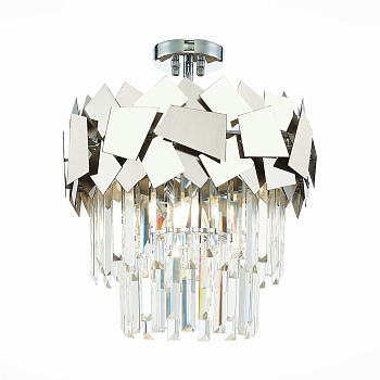 Люстра потолочная Хром/Прозрачный, Хром E14 5*60Вт SL1232.102.05 ST LUCE