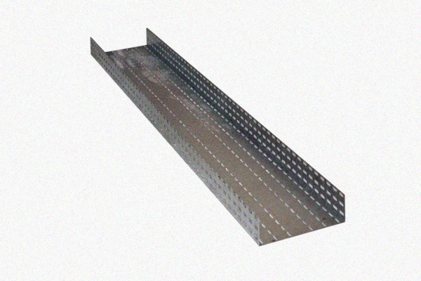 Лоток перфорированный ЛМ 150х40х3000 УТ1,5, нержавеющая сталь, S1,5