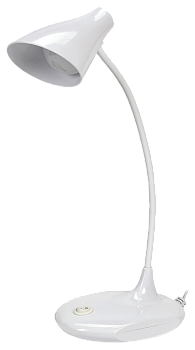 LIGHTING Светильник светодиодный настольный 2024 6Вт диммер шнур белый IEK