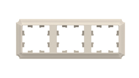 ATLASDESIGN ANTIQUE 3-постовая РАМКА, универсальная, БЕЖЕВЫЙ Schneider Electric