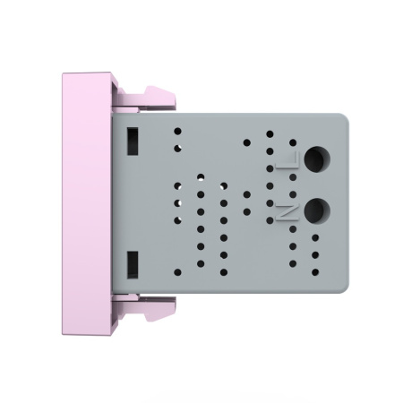 Розетка USB с блоком питания 2.1А 5В, цвет розовый (механизм) Livolo Розетка USB с блоком питания 2.1А 5В, цвет розовый (механизм) Livolo