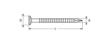 Гвозди ершеные оцинкованные, 60 х 2.5 мм, 350 шт, ЗУБР