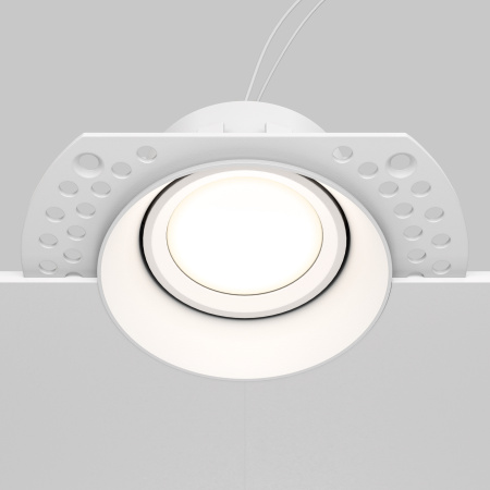 Встраиваемый светильник 1*GU10 50Вт Белый IP20 Downlight DL042-01-RD-W Technical Maytoni