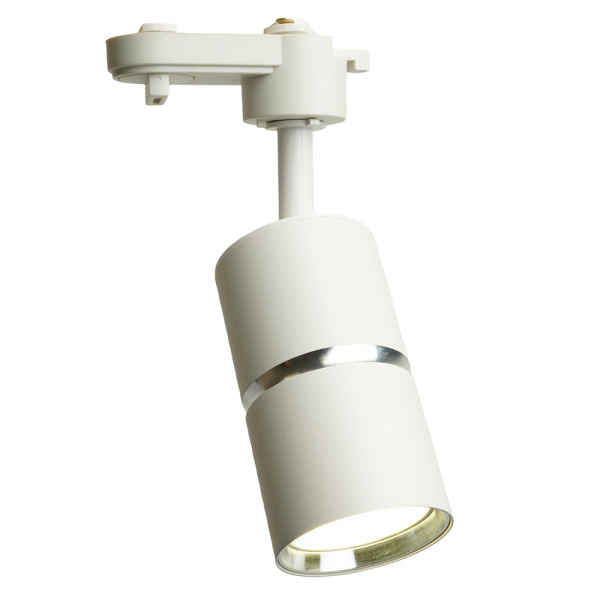 Светильник трековый под лампу GU10 15W 230V белый серебро, серия ZEN AL178 Feron  