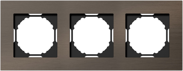 Donel A07 Natural Бронзовый Алюминий рамка 3-я, серия DB