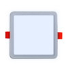 LP-18 Светодиодная панель встраиваемая с регулировкой под посадочное отверстие, 8Вт, 230В/50Гц, 750лм, 6500К, 115х115х24мм, квадратная, драйвер на кор