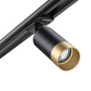 Св-к трековый однофазный двухжильный IP20 GU10 9W 220V SLIM черный/золото NOVOTECH